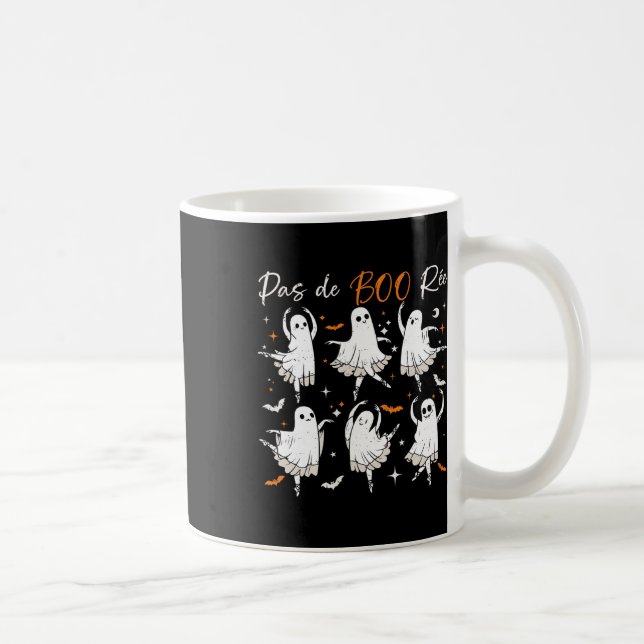 Pas De Boo-rée Funny Ballet Ghosts Dance Teacher H Coffee Mug (Right)