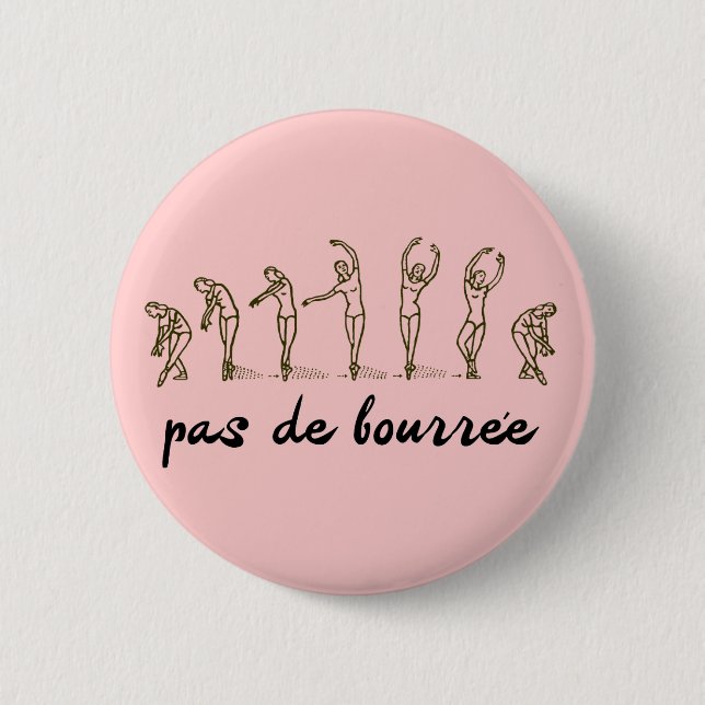 pas de Bourree Button (Front)