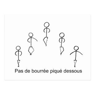 Pas De Bourree Gifts On Zazzle Pas De Bourree Postcard