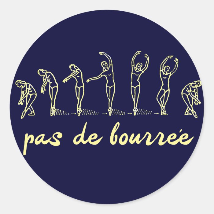 pas de Bourree Sticker