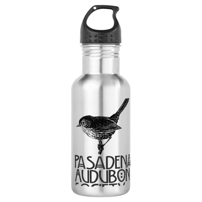 PAS Logo Stainless Steel Water Bottle (Front)