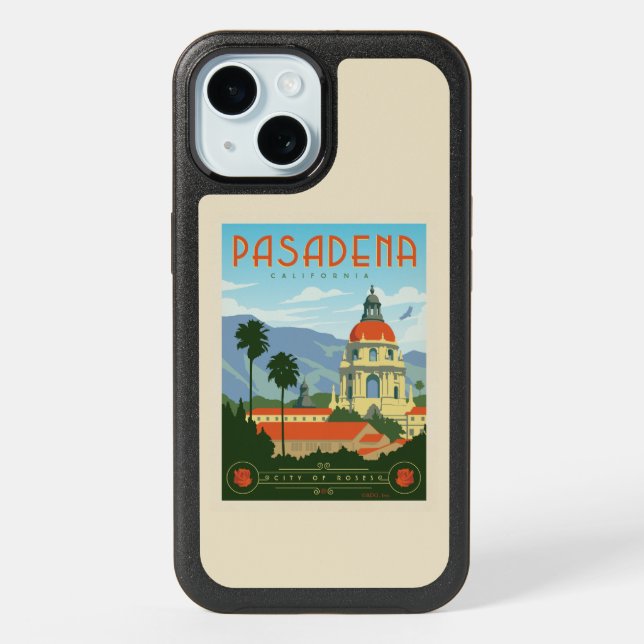 Pasadena, CA iPhone 15 Case (Back)