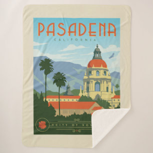 Pasadena, CA Sherpa Blanket