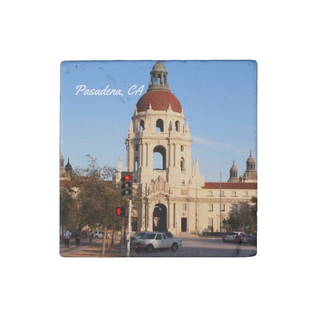 Pasadena, CA Stone Magnet (Front)