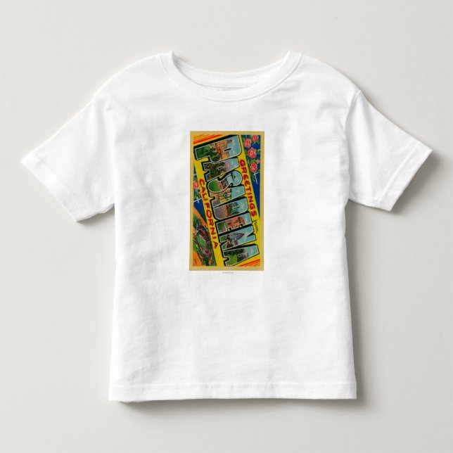 Pasadena, California - Large Letter Scenes Toddler T-shirt (Front)