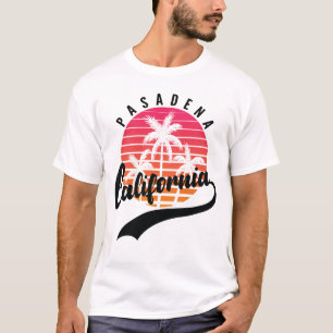 Pasadena, California Retro Sunset Men's T-Shirt