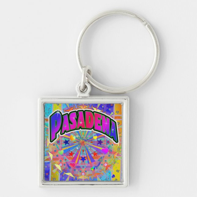 Pasadena Cosmic Unity Keychain (Front)