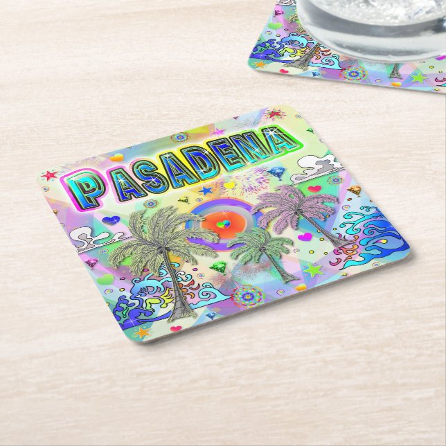 Pasadena Deep Dream Coaster (Angled)