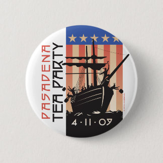Pasadena Tea Party Pinback Button