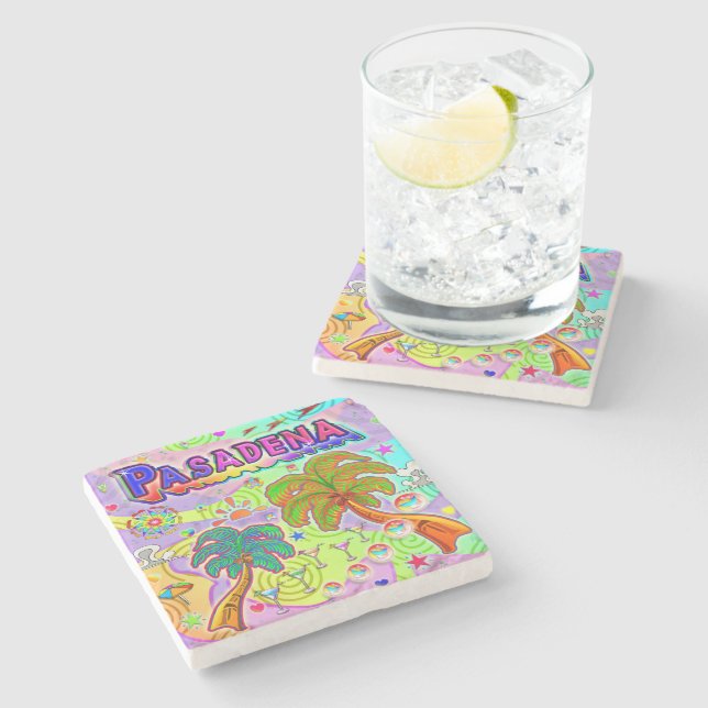 Pasadena Vacation Target Coaster (Side)