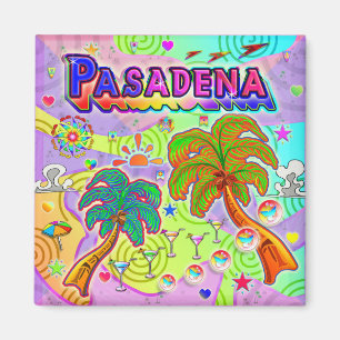 Pasadena Vacation Target Magnet