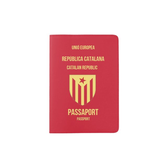 Pasaporte Catalán - Passaport República Catalana Passport Holder (Front)