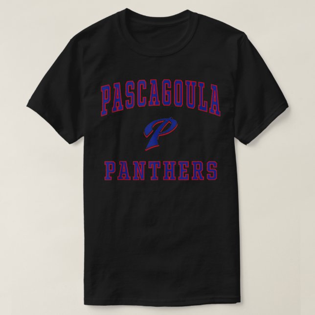 Pascagoula High School Panthers  T-Shirt (Design Front)