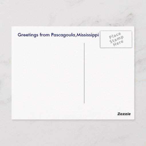 Pascagoula,Mississippi Nautical Chart Postcard Zazzle