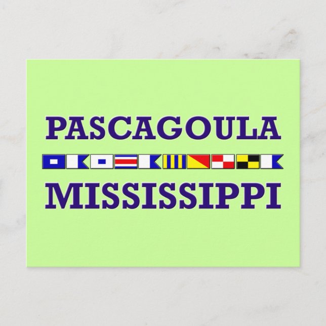 Pascagoula Postcard (Front)