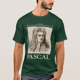 Pascal = 1 newton per square meter math joke T-Shirt