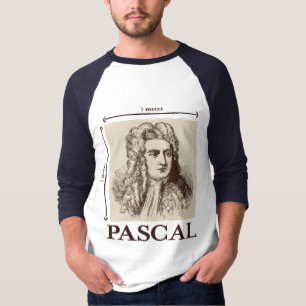 Pascal = 1 newton per square meter math joke T-Shirt