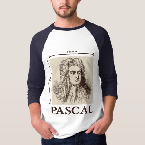 Pascal  1 newton per square meter math joke T_Shirt
