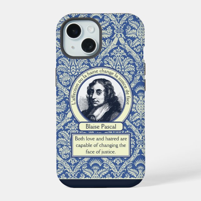 Pascal judicious iphone case (Back)