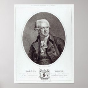 Pascal Paoli, 1872 Poster