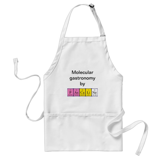 Pascaline periodic table name apron (Front)