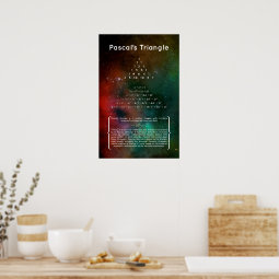 Pascal's Triangle Poster | Zazzle