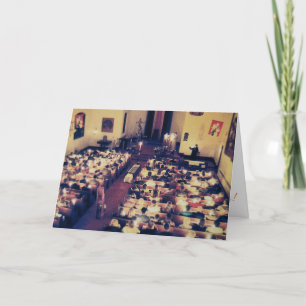 "Paschal Candle Lighting" Easter Card