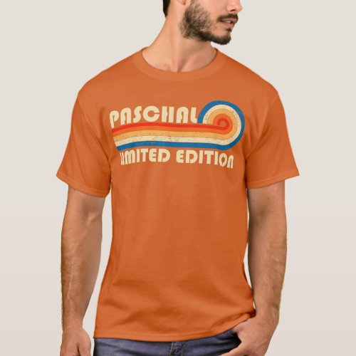 PASCHAL Surname Retro Vintage 80s 90s Birthday Reu T_Shirt