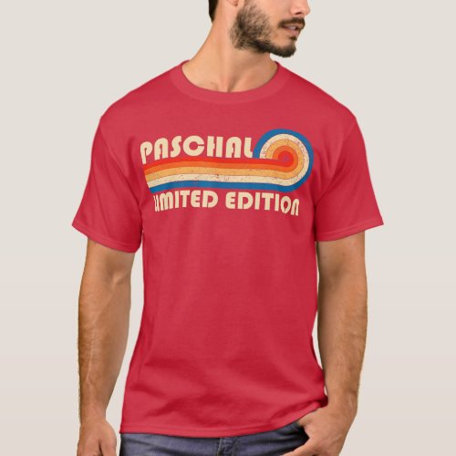 PASCHAL Surname Retro Vintage 80s 90s Birthday Reu T_Shirt