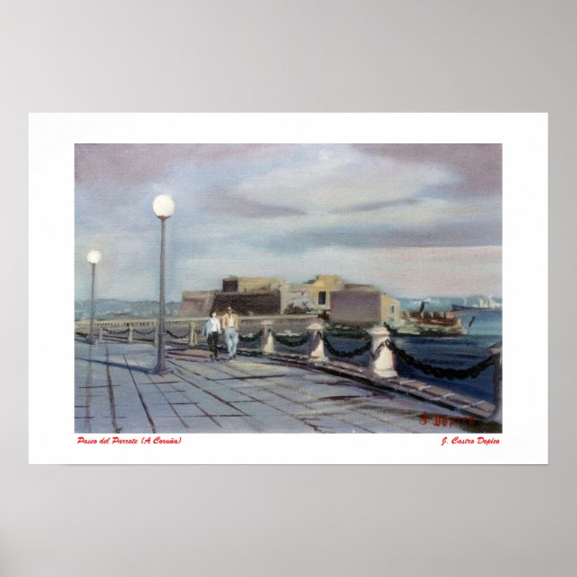 Paseo del Parrote (A Coruña) Poster (Front)