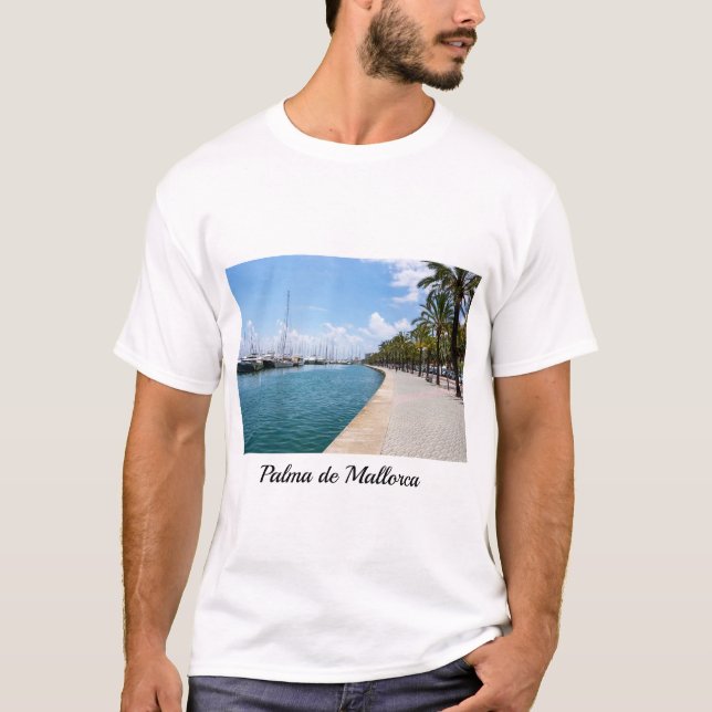 Paseo maritimo - Palma de Mallorca, Spain T-Shirt (Front)