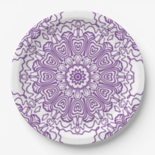 Pasin Prpura HHM Party Paper Plates