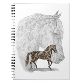 Paso Fino Horse Art Notebook by KelliSwan at Zazzle