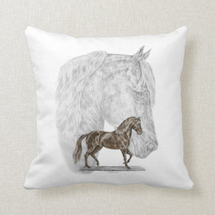 Paso Fino Horse Art Throw Pillow