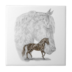 Paso Fino Horse Art Tile