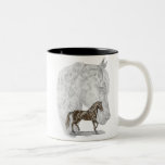 Paso Fino Horse Art Two-Tone Coffee Mug