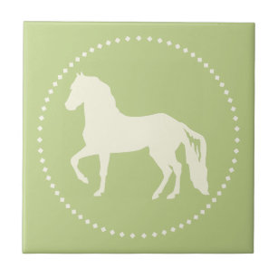 Paso Fino horse silhouette Tile