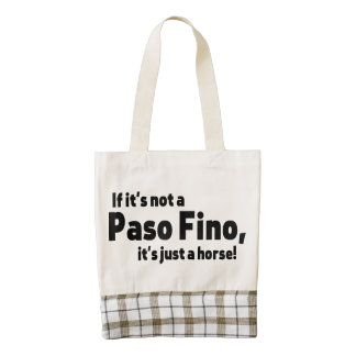 Paso Fino horse Zazzle HEART Tote Bag