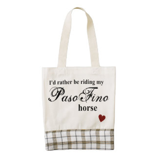 Paso Fino horse Zazzle HEART Tote Bag