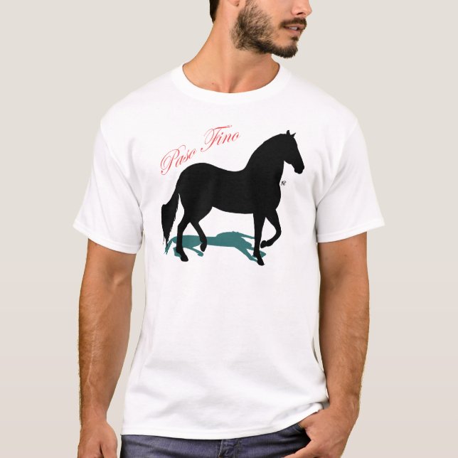 Paso Fino Silhouette Shadow T-Shirt (Front)