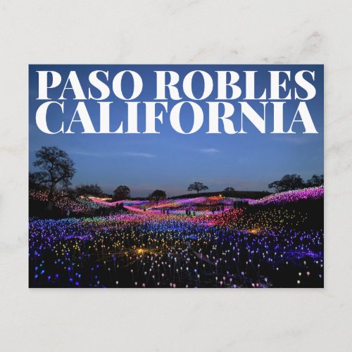 Paso Robles California USA Postcard
