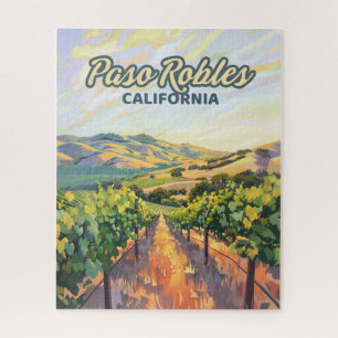 Paso Robles California Vineyard Central Coast Jigsaw Puzzle