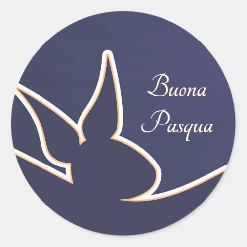 Pasqua  Happy Easter Classic Round Sticker