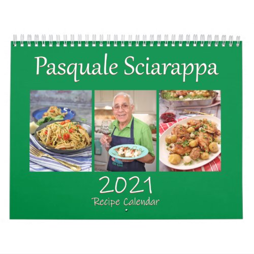 Pasquale Sciarappa 2021 Recipe Calendar