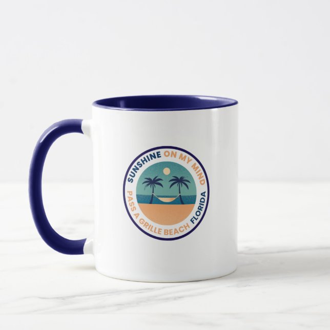 Pass-A-Grille Beach Florida Coffee Mug (Left)
