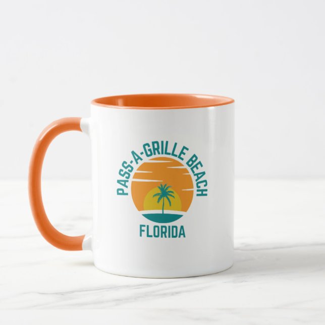 Pass-A-Grille Beach Florida Coffee Mug (Left)
