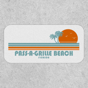 Pass-a-Grille Beach Florida Sun Palm Trees Patch