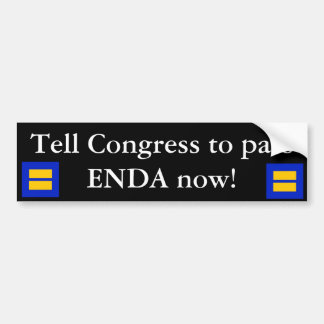 PASS ENDA NOW BUMPER STICKER