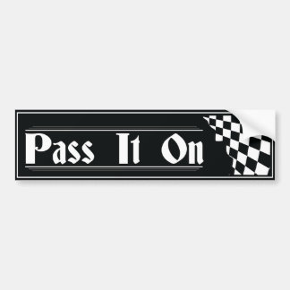 Pass It On bumber sticker recovery slogan AA