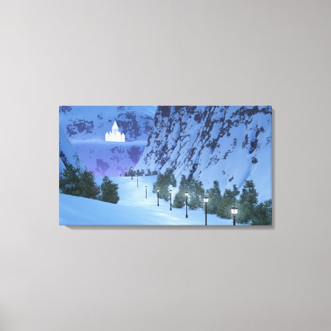 Pass of Light Canvas Print (Front)